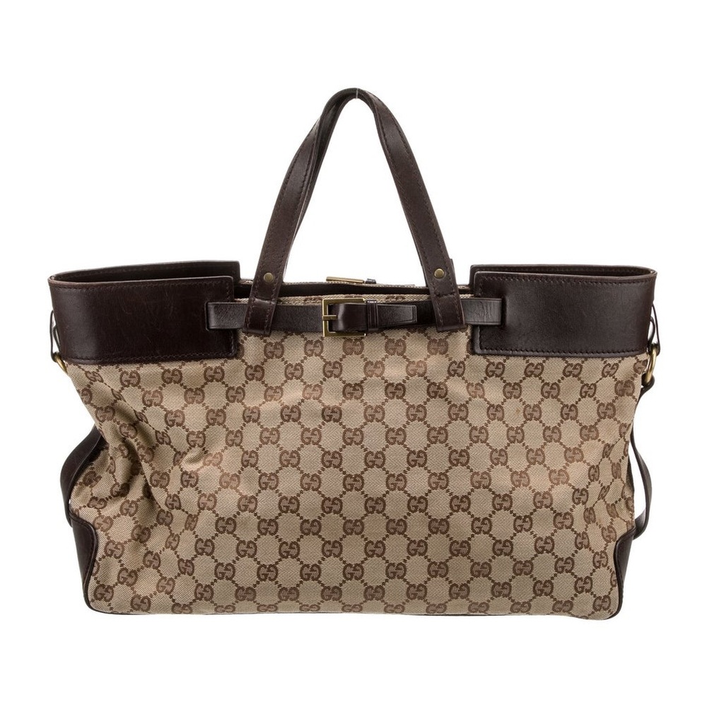 Gucci Canvas Tote Weekender Bag - Picture 4 of 8